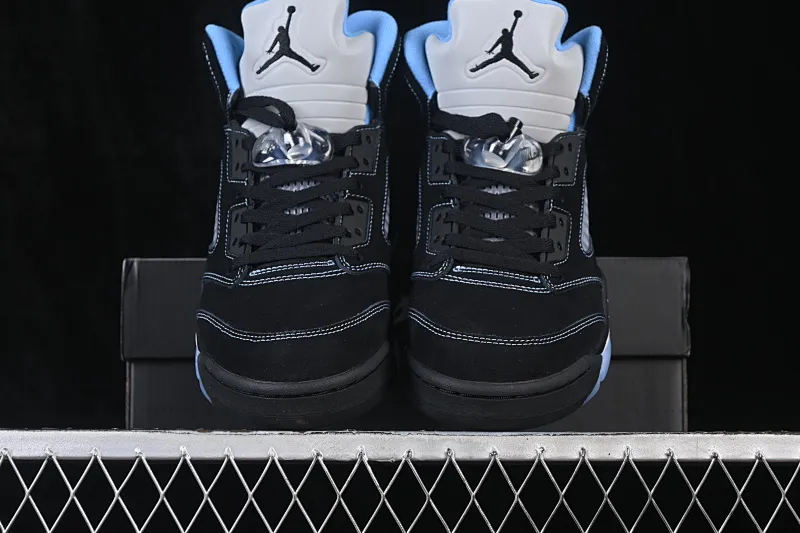 All categories Air Jordan Jordan series basketball shoes Air Jordan 5 OG version Air Jordan 5 Retro "Black University Blue" AJ5 Joe 5 University Blue DD0587-008